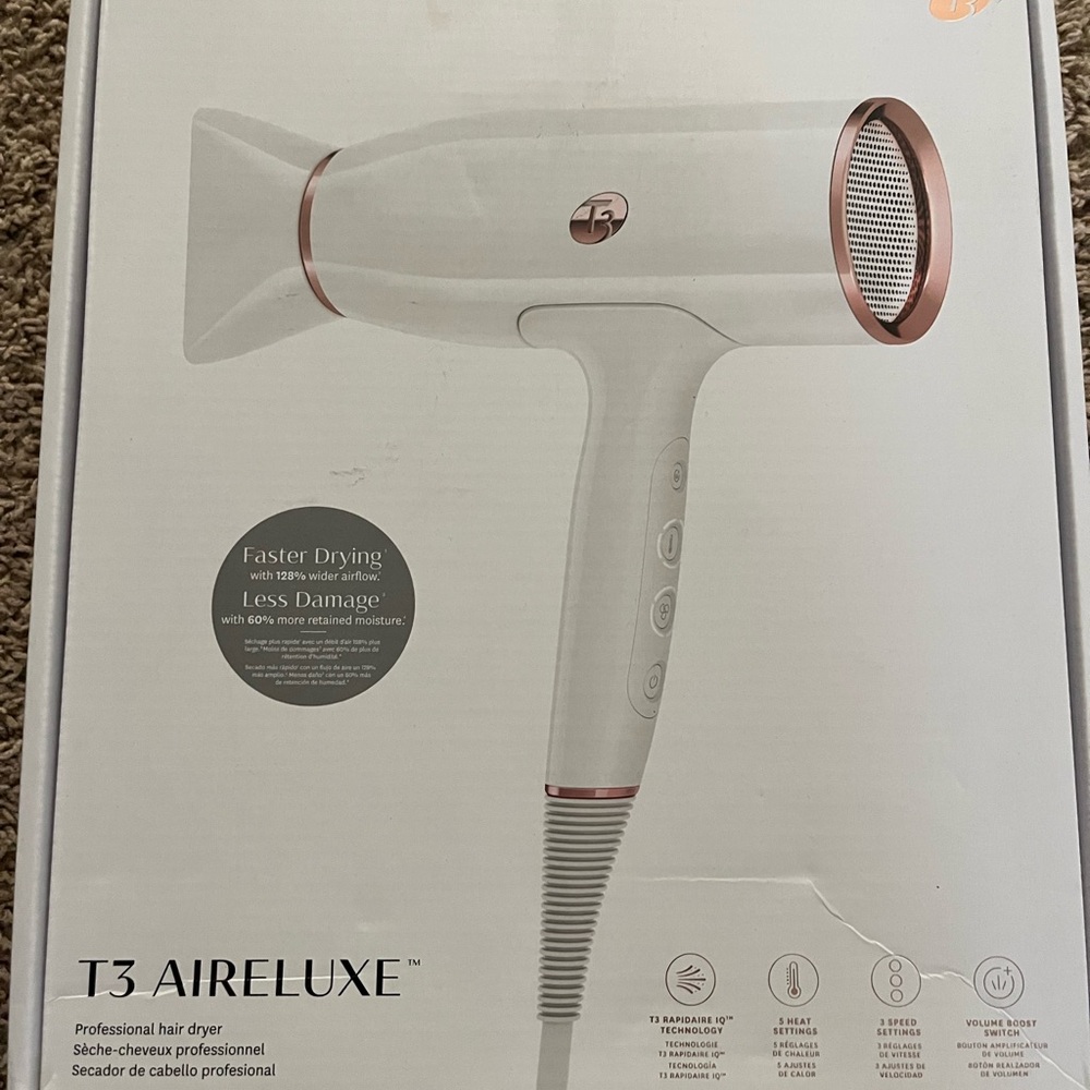 T3 Airluxe hairdryer brand new - Picture 2 of 3